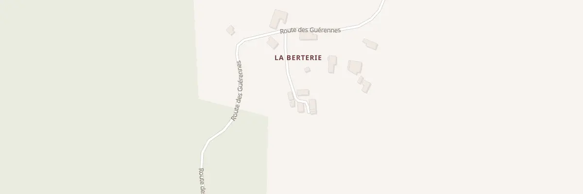 Plan de La Berterie à Saint-Félix-de-Bourdeilles