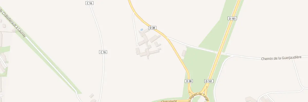 Plan du 94 Rue des Charraults à Châtellerault