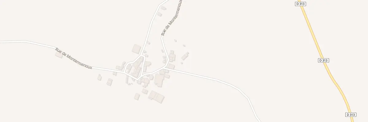 Plan du 8 Rue de Montermenoux à Ambernac