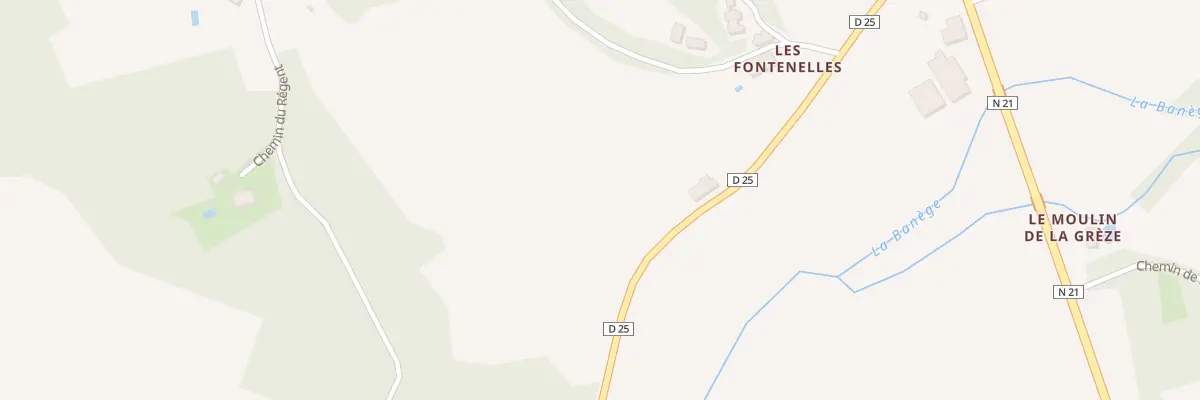 Plan du 15 Les Fontenelles de Mandaco à Plaisance