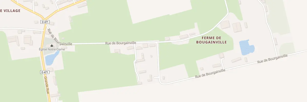 Plan du 14 Rue de Bourgainville à Vinnemerville