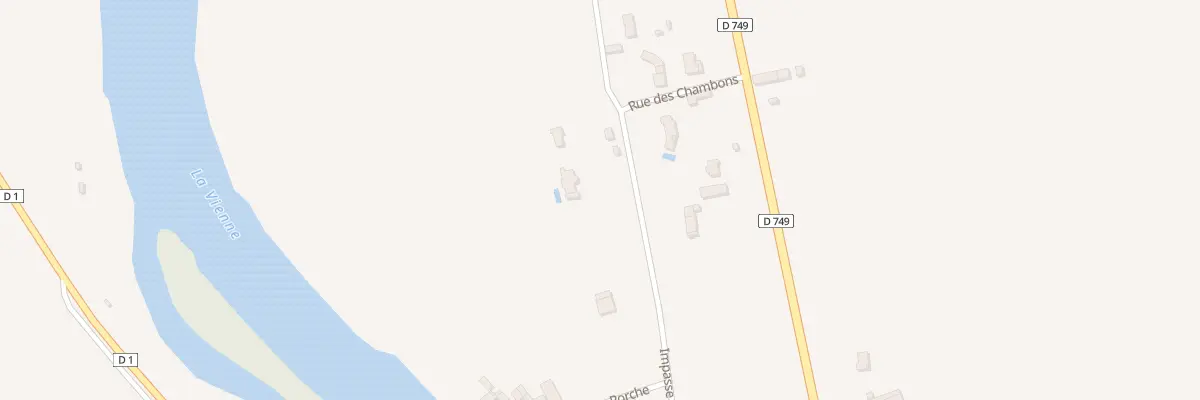 Plan du 8 Rue des Chambons à Vouneuil-sur-Vienne