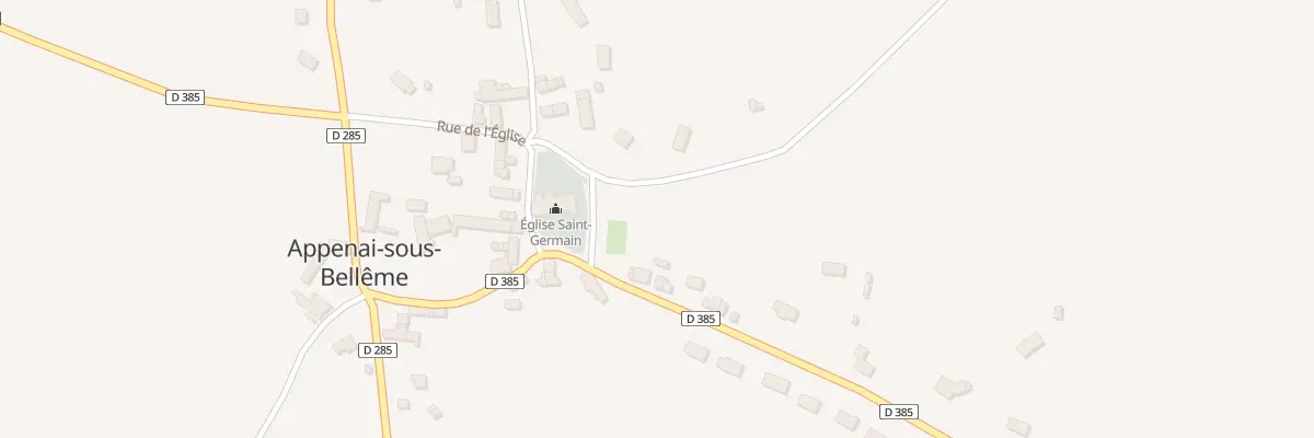 Plan du 3 Rte des Feugerêts à Appenai-sous-Bellême