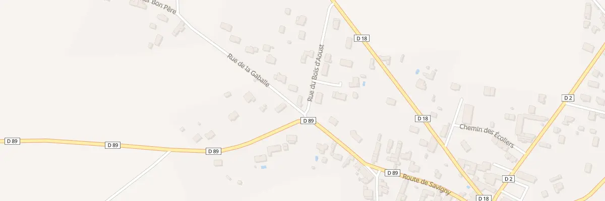 Plan du 1 Rue du Bois d’Aoust à Tercé