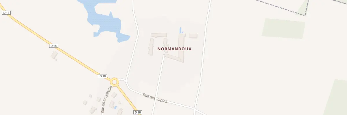 Plan du 5224 Normandoux à Tercé