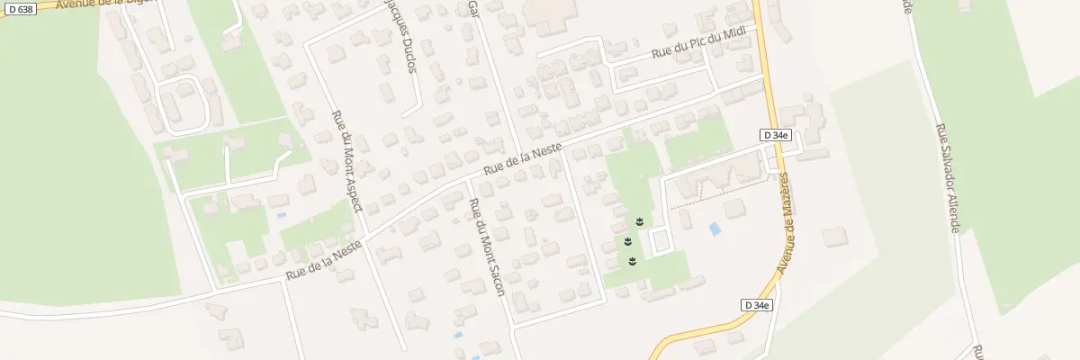 Plan du 23 Rue de la Neste à Montréjeau