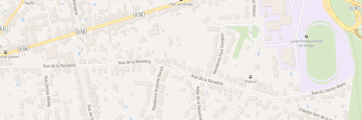 Plan du 91 Rue de la Renaitrie à Châtellerault