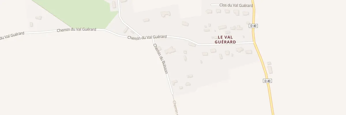 Plan du 5002 Hameau du Val Guérard à Courbépine