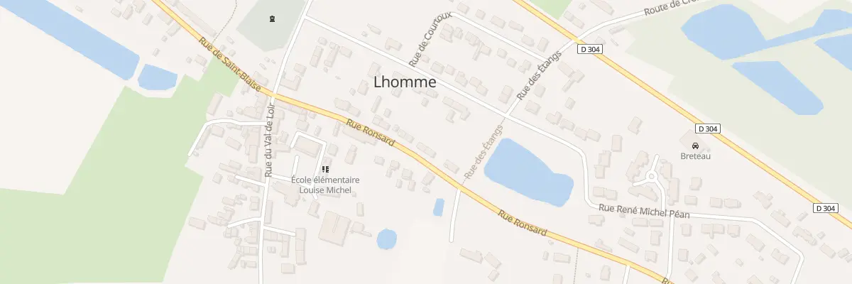 Plan du 15 Rue Ronsard à Lhomme