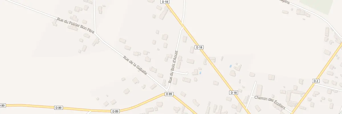 Plan du 3 Rue du Bois d’Aoust à Tercé