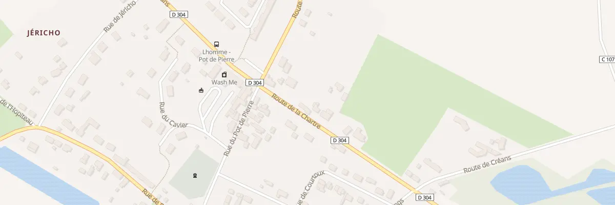 Plan du 7 Rte de la Chartre à Lhomme