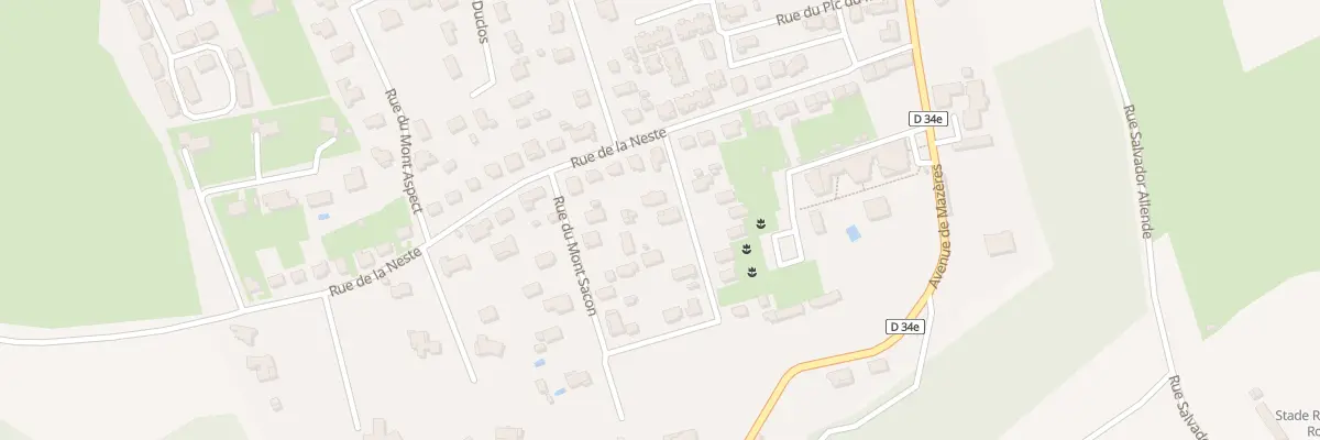 Plan du 6 Rue de l’Arbizon à Montréjeau