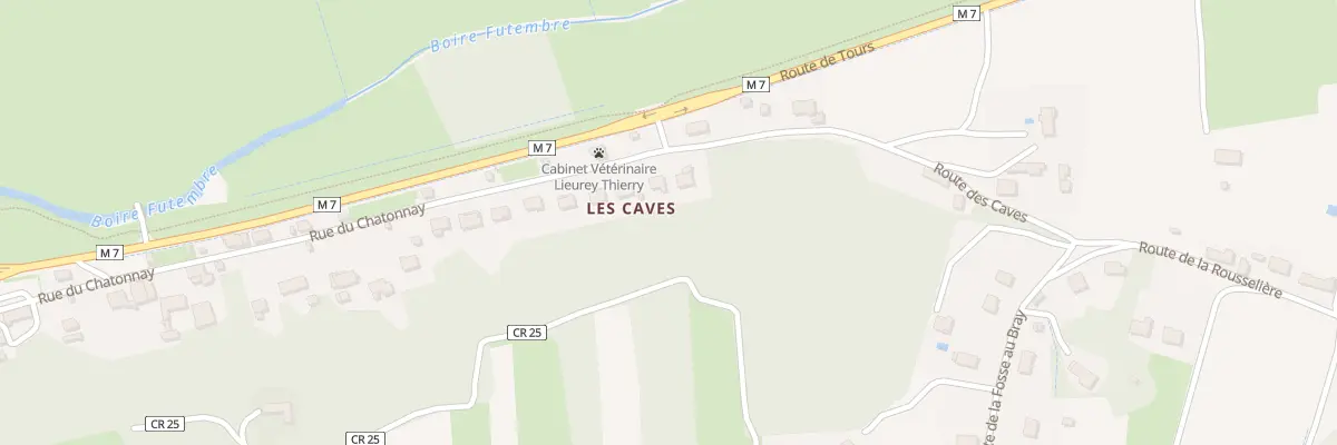 Plan du 67 Rue du Chatonnay à Savonnières