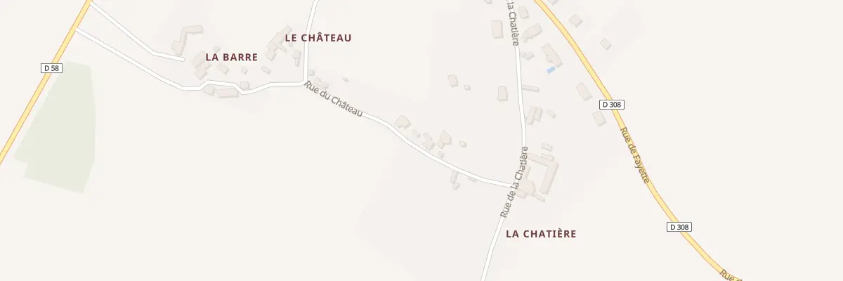 Plan du 190 La Chatiere à Noyant-de-Touraine