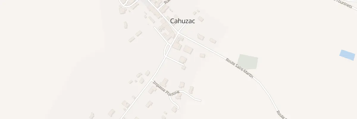 Plan du 73 Rte des Marronniers à Cahuzac