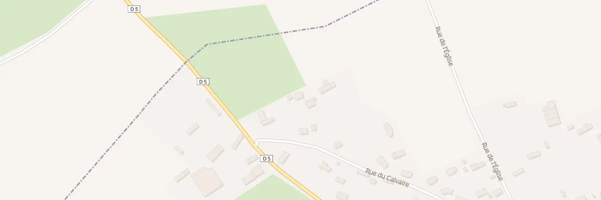 Plan du 1B Rue du Calvaire à Gerponville