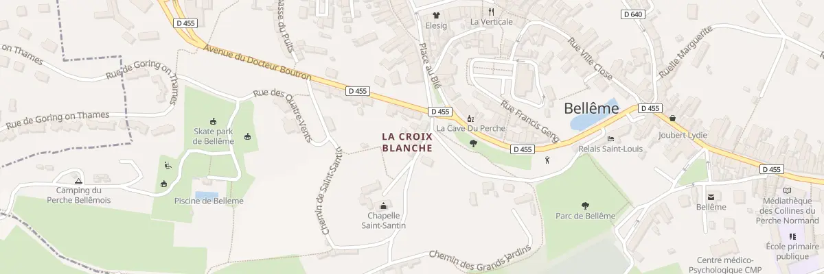 Plan du 9004 La Croix Blanche à Bellême