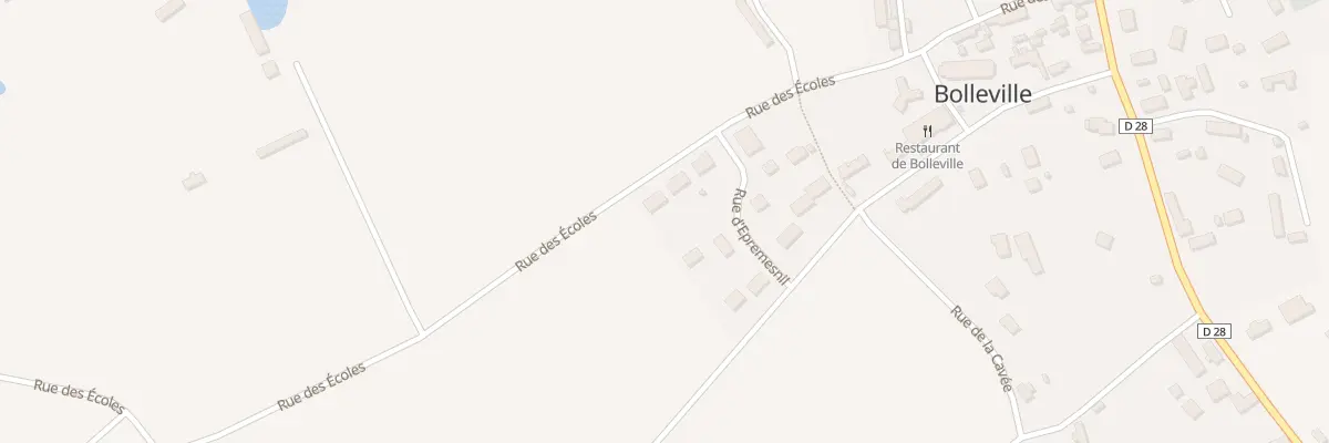 Plan du 17 Rue des Ecoles à Bolleville