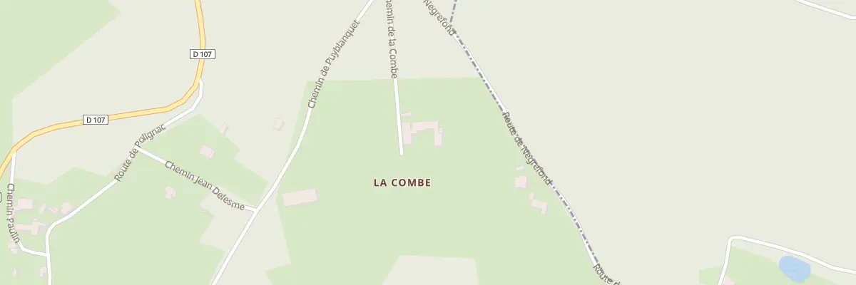 Plan du 96 Lacombe à Grignols