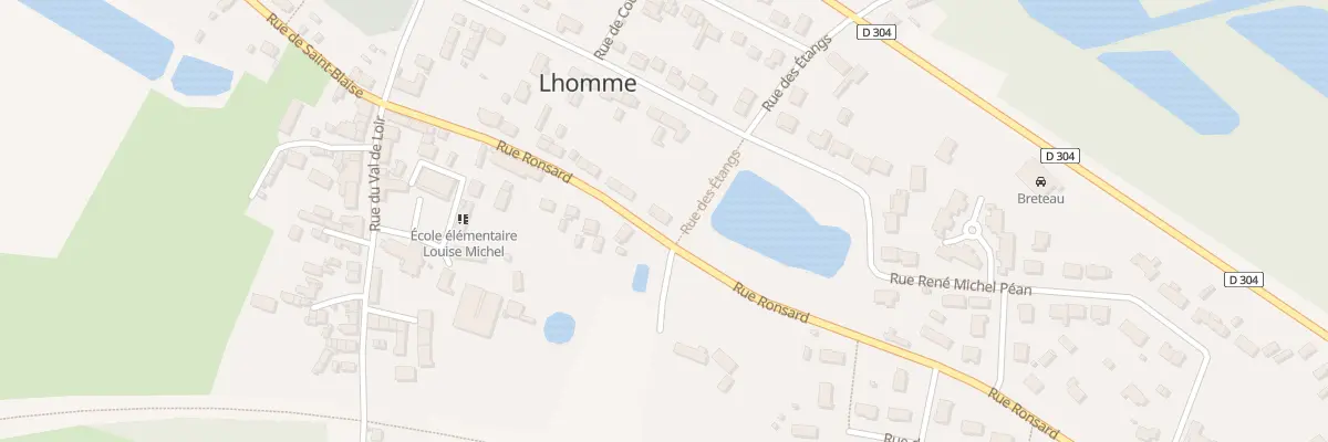 Plan du 19 Rue Ronsard à Lhomme