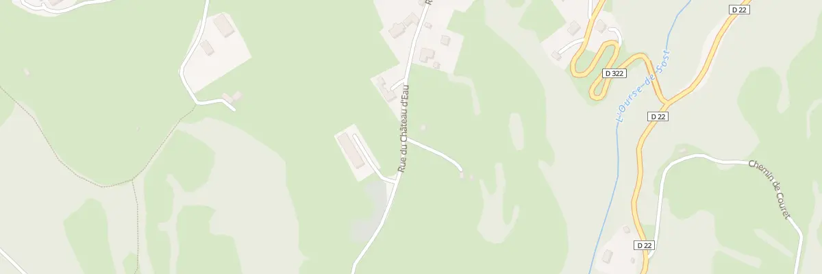 Plan du 5085 Las Bienes à Esbareich