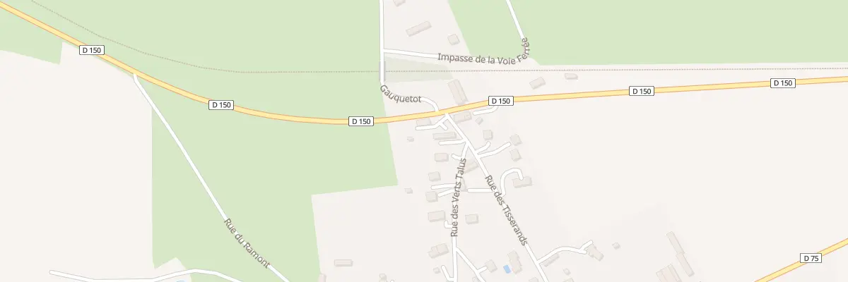 Plan du 20 Rue des Tisserands à Riville
