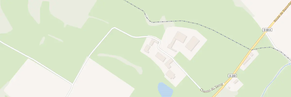 Plan du 5 Che du Serrot à Bazordan