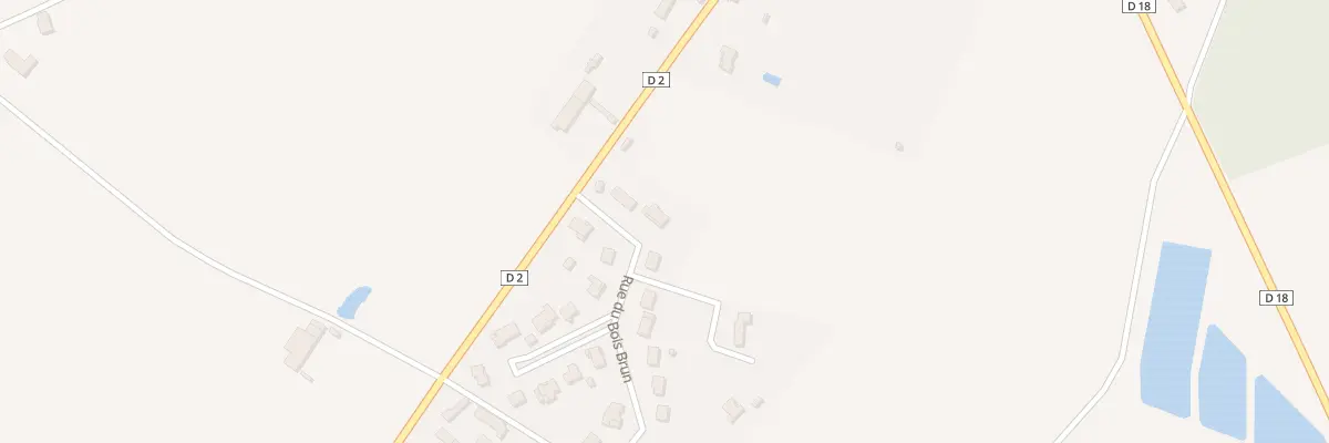 Plan du 3 Rue du Bois Brun à Tercé
