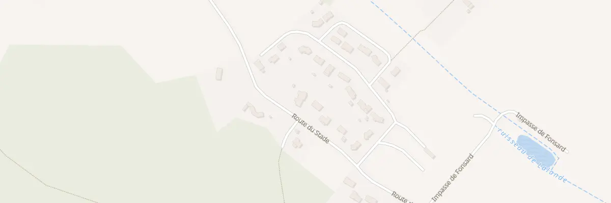 Plan du 425 Rte du Stade à Léguillac-de-l’Auche