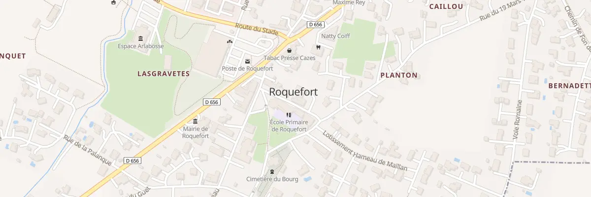 Plan du 6 Pl Le Placie Charles de Gaull à Roquefort