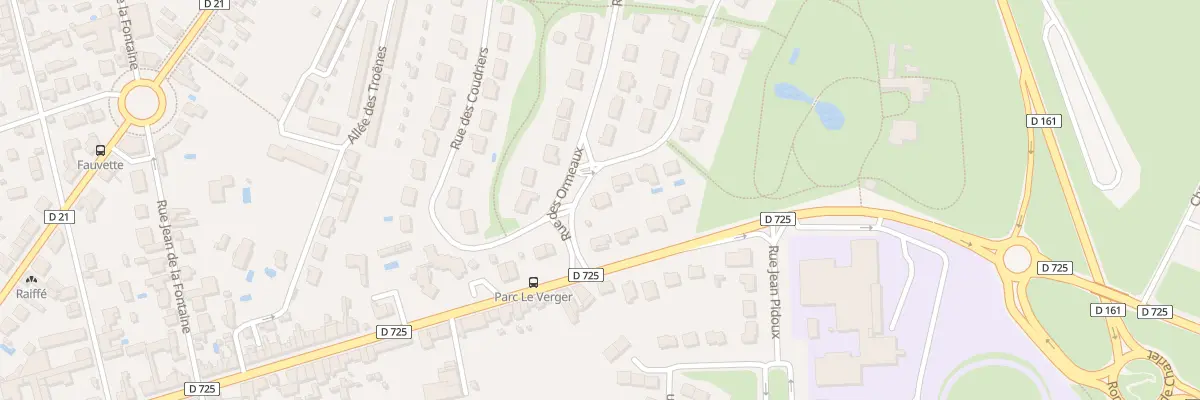 Plan du 2 Rue des Cormiers à Châtellerault