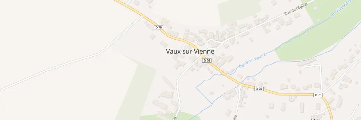 Plan du 6 Rue de l’Abbaye à Vaux-sur-Vienne