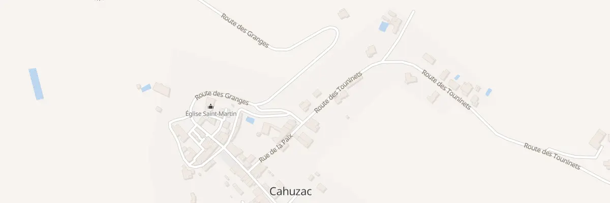 Plan du 20 Rue de la Butte à Cahuzac