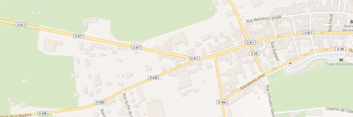 Plan du 27 Av de Tarbes à Montréjeau