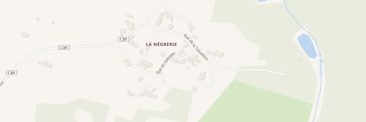 Plan du 24 Rte de la Croix à Brantôme en Périgord