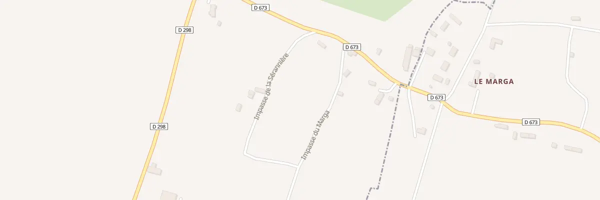 Plan du 9001 La Seranniere à Auguaise