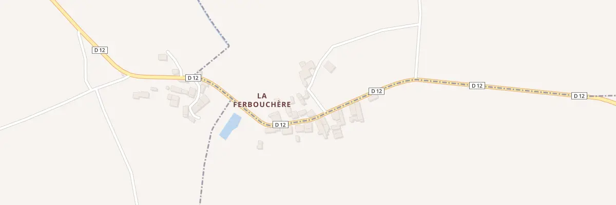 Plan du 4 La Ferbouchere à Verrières