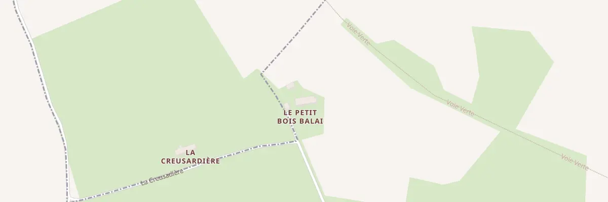 Plan du 65 Le Petit Bois-Balai à Mortagne-au-Perche