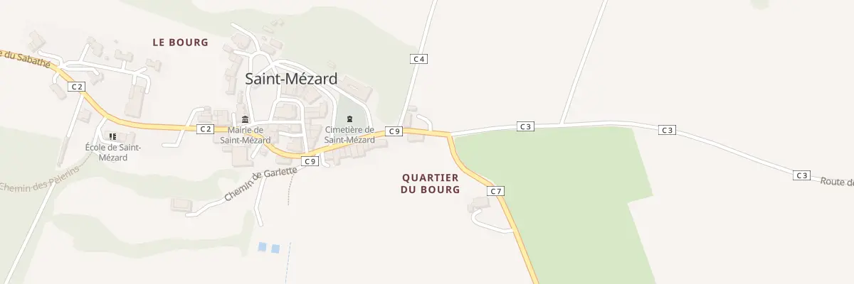 Plan du 228 Rue des Oliviers à Saint-Mézard
