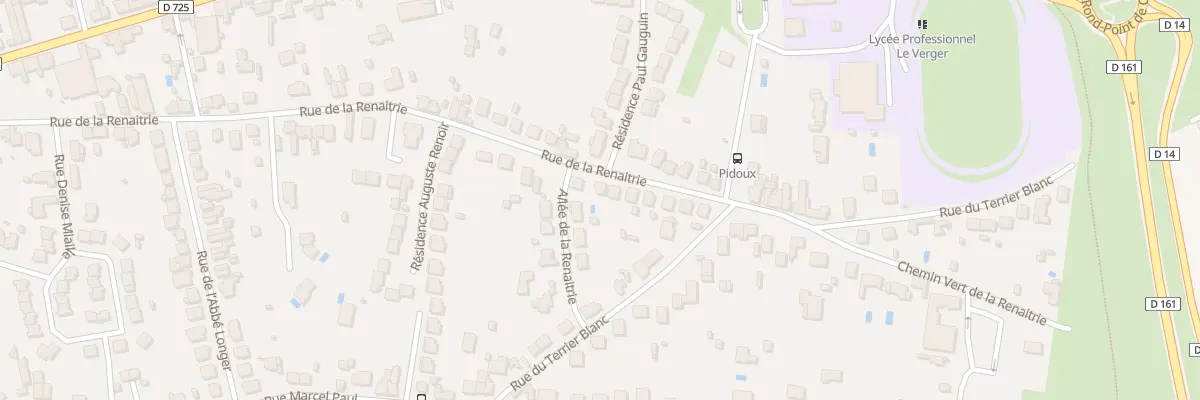 Plan du 106 Rue de la Renaitrie à Châtellerault