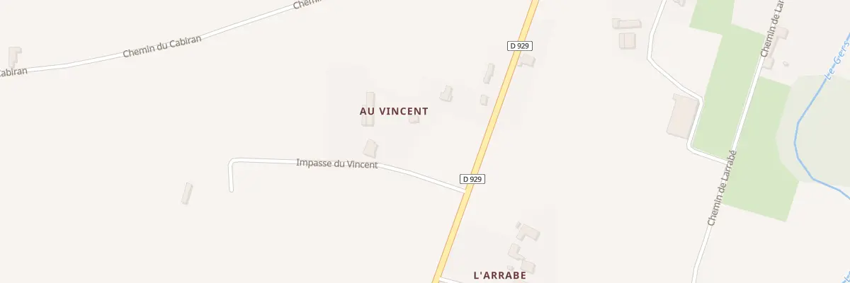 Plan du 5019 Au Vincent à Panassac
