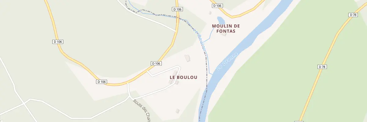 Plan du 16 Le Boulou à Creyssac