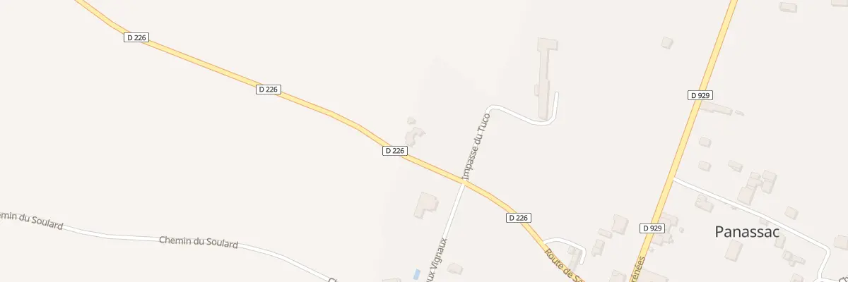 Plan du 5205 Au Tuco à Panassac