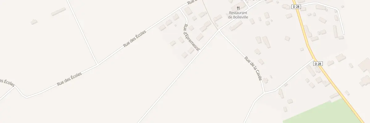 Plan du 24 Rue du Puits à Bolleville