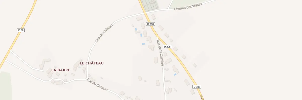 Plan du 1 Rue de la Chatiere à Noyant-de-Touraine