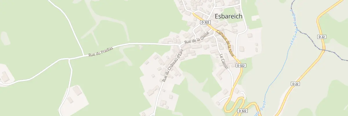 Plan du 4 Rue du Château d’Eau à Esbareich