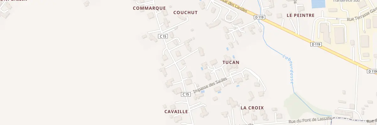 Plan du 19 Che de Commarque à Brax