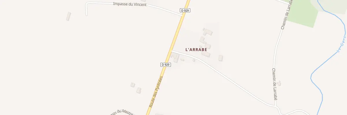 Plan du 5090 A l’Arrabe à Panassac