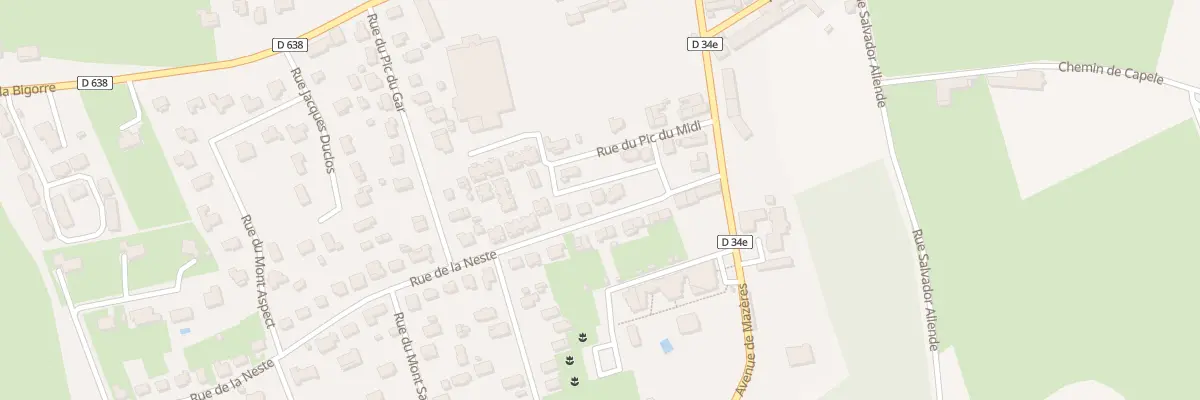 Plan du 3 Rue du Mont Aigu à Montréjeau