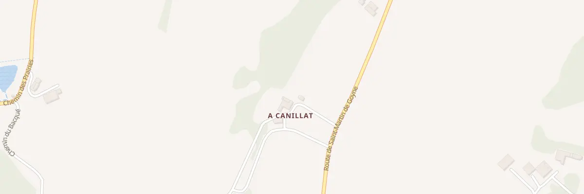 Plan du 5066 A Canillat à Lagarde